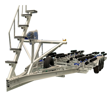 HRAB1100-B6W Aluminum Boat trailer 11000mm*2450mm